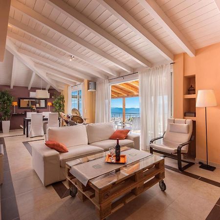 Panoramic View!Penthouse 120Qm Of Sea & Mountain Villa Loutra Edipsou  Eksteriør billede