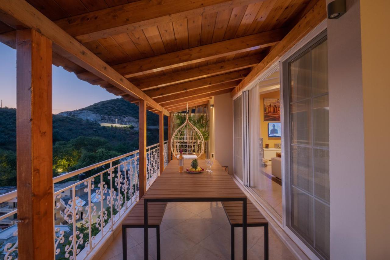 Panoramic View!Penthouse 120Qm Of Sea & Mountain Villa Loutra Edipsou  Eksteriør billede