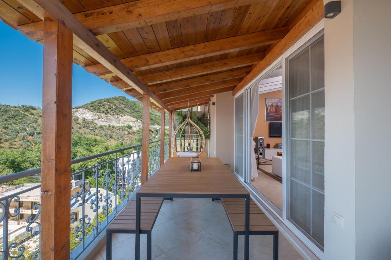 Panoramic View!Penthouse 120Qm Of Sea & Mountain Villa Loutra Edipsou  Eksteriør billede