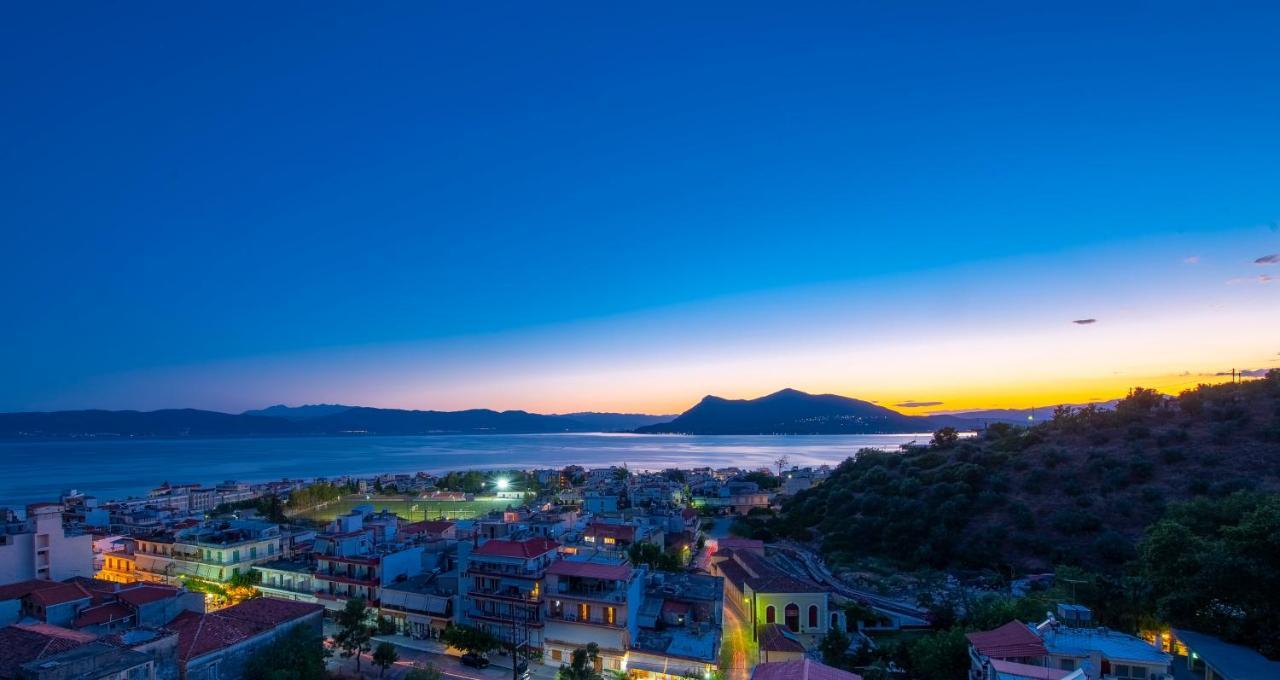 Panoramic View!Penthouse 120Qm Of Sea & Mountain Villa Loutra Edipsou  Eksteriør billede